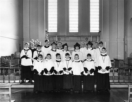 Photo:Choir at St. Peter's Church