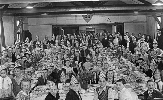 Photo:Party at Church Hall 1940's