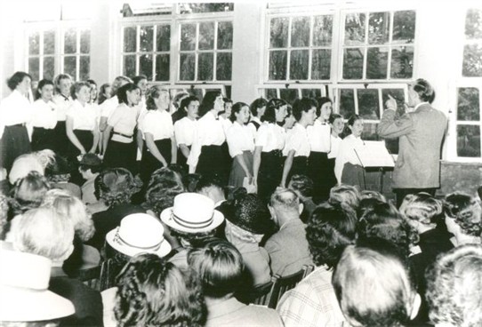 Photo:Green Wrythe Lane Secondary Girls School Choir c1953-4