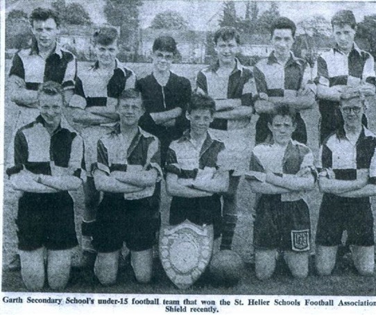 Photo:Garth School under 15 football team who won the St. Helier Schools Football Association Shield