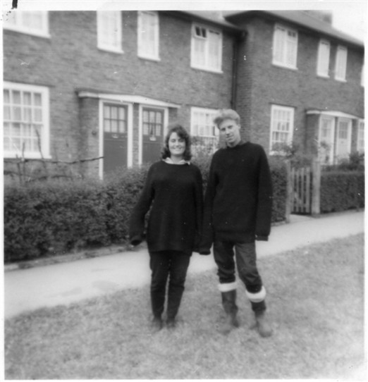 Photo:Linda Prior and Barry Hacket at Torres walk early 1960's