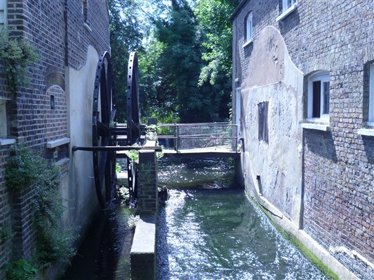 Photo:The water which supplied the energy for the snuff-grinding mill