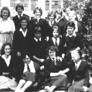 Photo:Class of 1960, Green Wrythe School.Gina Croney, cousin of Janis Chambers, on the left sitting down