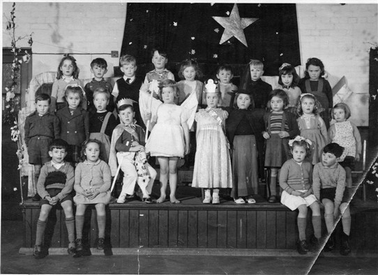 Photo:"Sleeping Beauty" with the pupils of School no 9 Green Wrythe Lane circa 1954