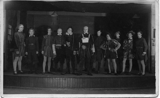 Photo:Tweeddale Drama group performing a Tudor play