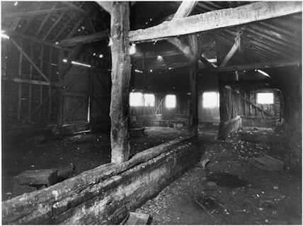 Photo:Old barn at Hill Farm 1929