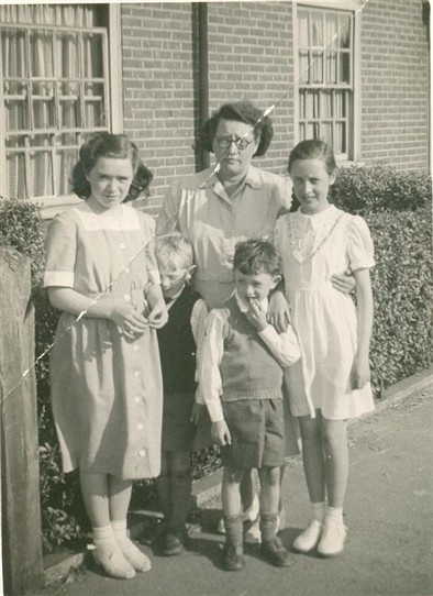 Photo:Outside their house in St. Helier Avenue c.1936