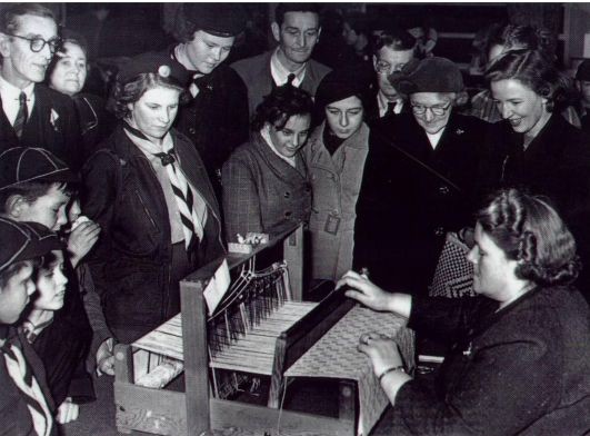 Photo:St. Helier Youth Club Exhibition, Morden British Legion. 14th Nov. 1953